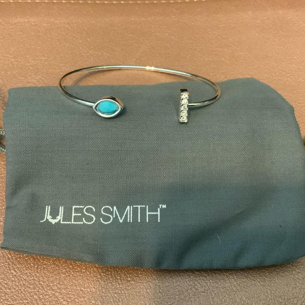 Jules Smith Pave Bar and Stone Cuff